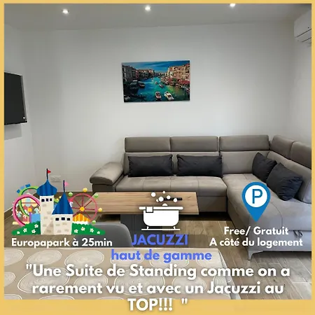 Europapark A 11km Lune Avec Jacuzzi Holiday home Friesenheim